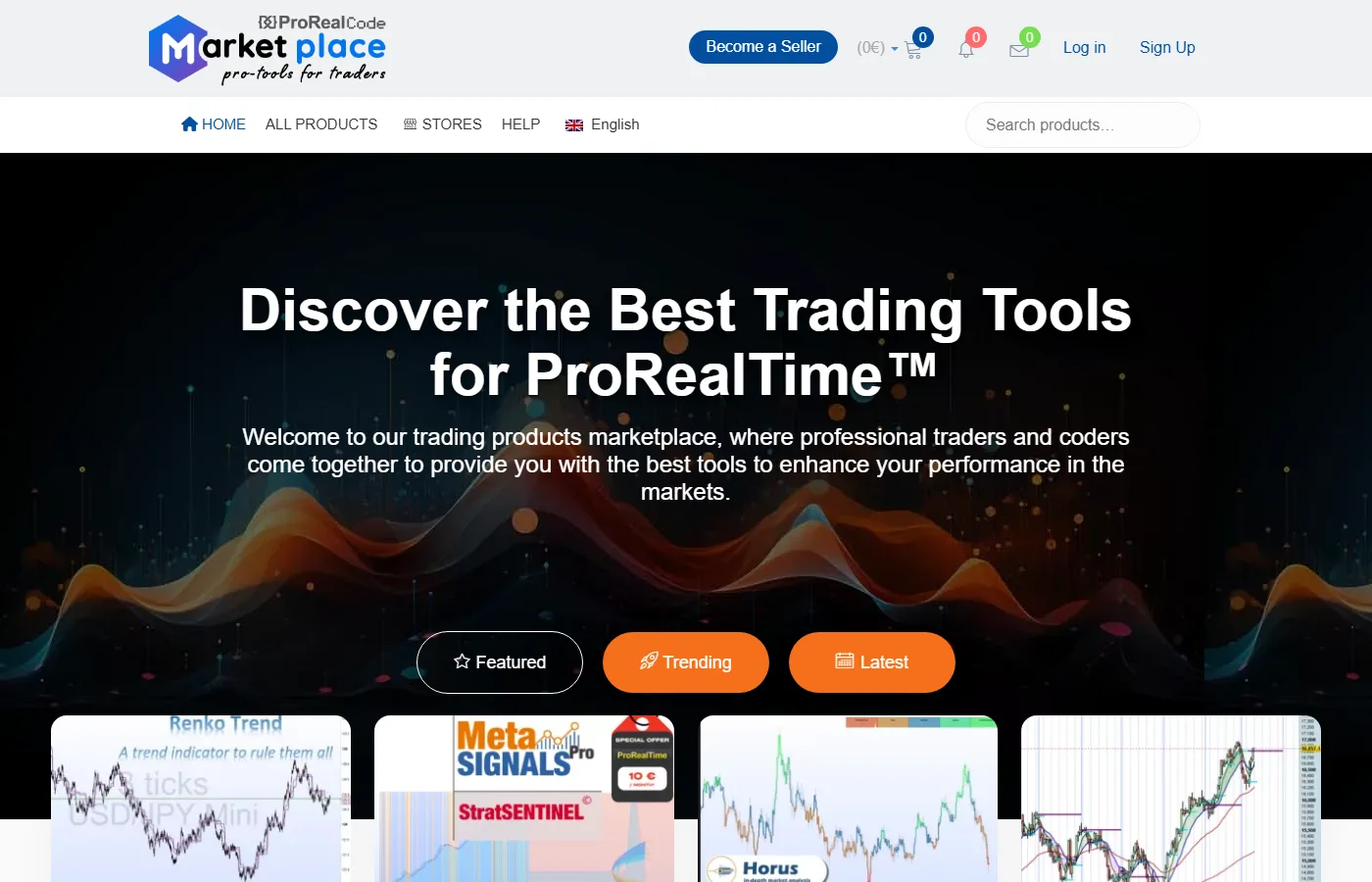 The ProRealCode Marketplace: strategies, indicators and toolkits for ProRealTime™.