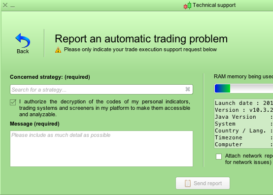 Ig trading system
