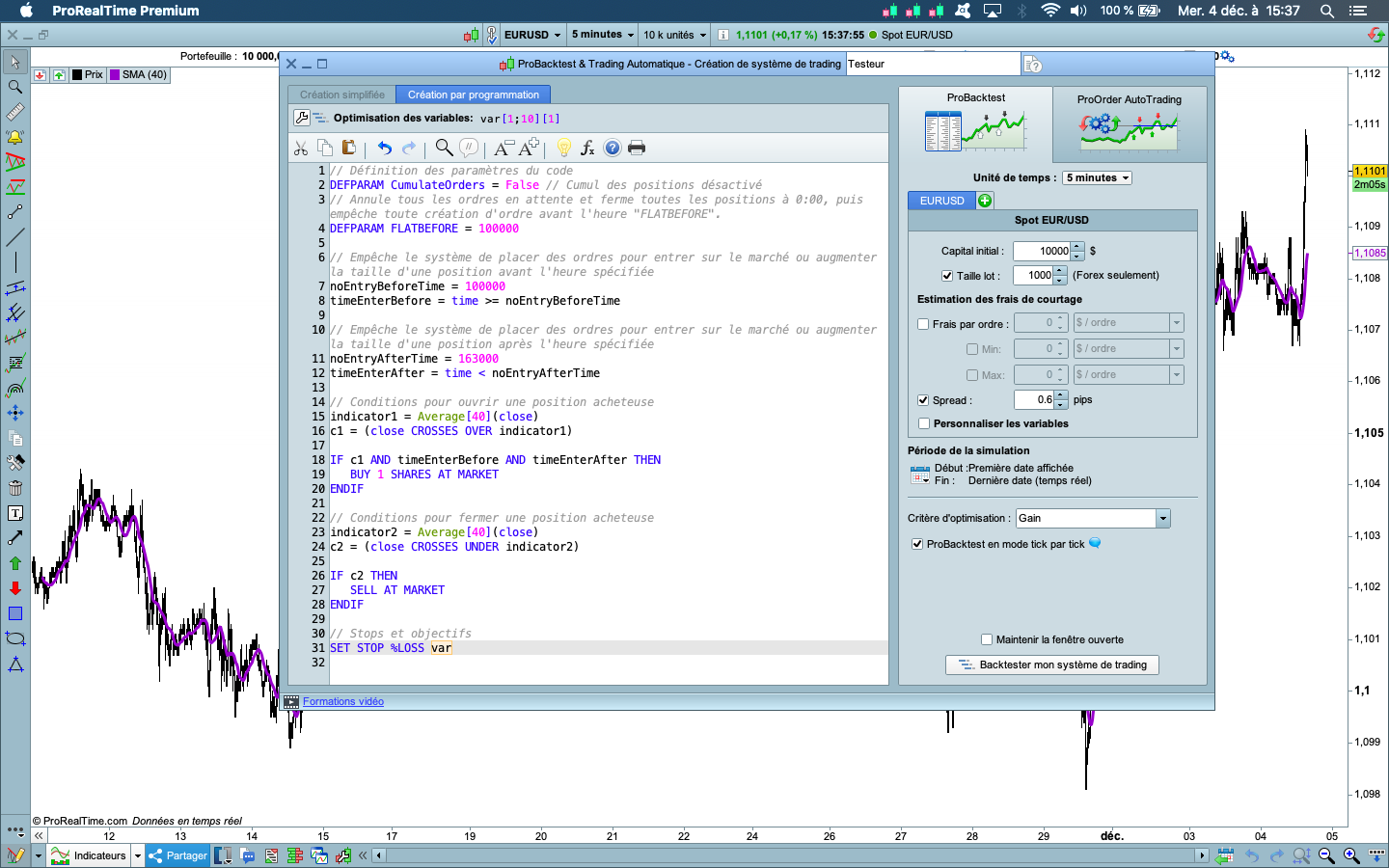 V11 et Probacktest sous Mac - ProRealTime Forum - ProRealCode