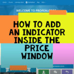 How to add an Indicator On Price - ProRealTime