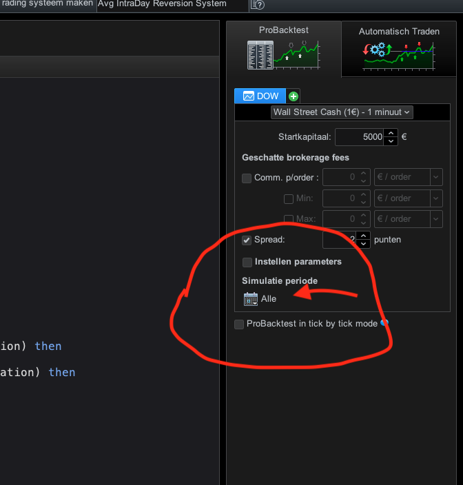 short backtest history - ProRealTime Forum - ProRealCode